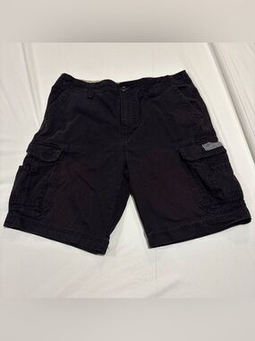 UNIONBAY Cargo Shorts Military Style Multi-Pocket Black  Sz Men 36